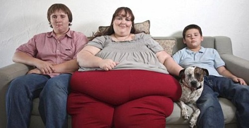 famiglia obesa