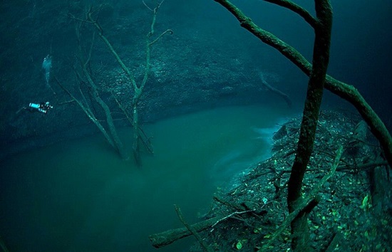 il Fiume sottomarino Cenote Angelita Messico