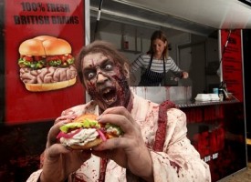 Un panino con hamburger di “carne umana” per promuovere la nuova stagione di The Walking Dead