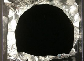 Creato il materiale più nero al mondo