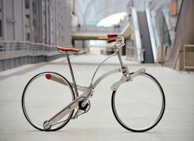 E’ italiana la prima bicicletta senza raggi che si piega e si mette nello zaino