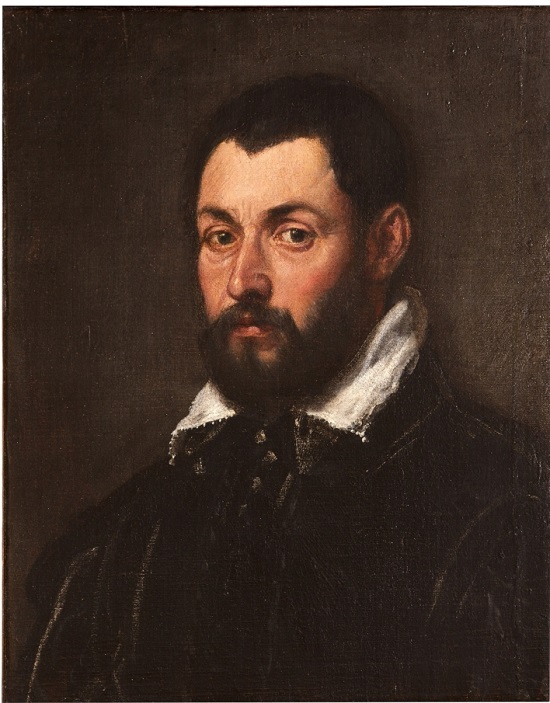 olio su tela Cerchia di Jacopo Tintoretto Ritratto maschile