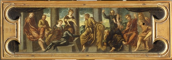olio su tavola Jacopo Tintoretto Giudizio di Salomone